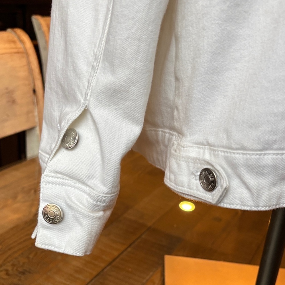 Chico's women's White Denim Jacket - Picture 13 of 14